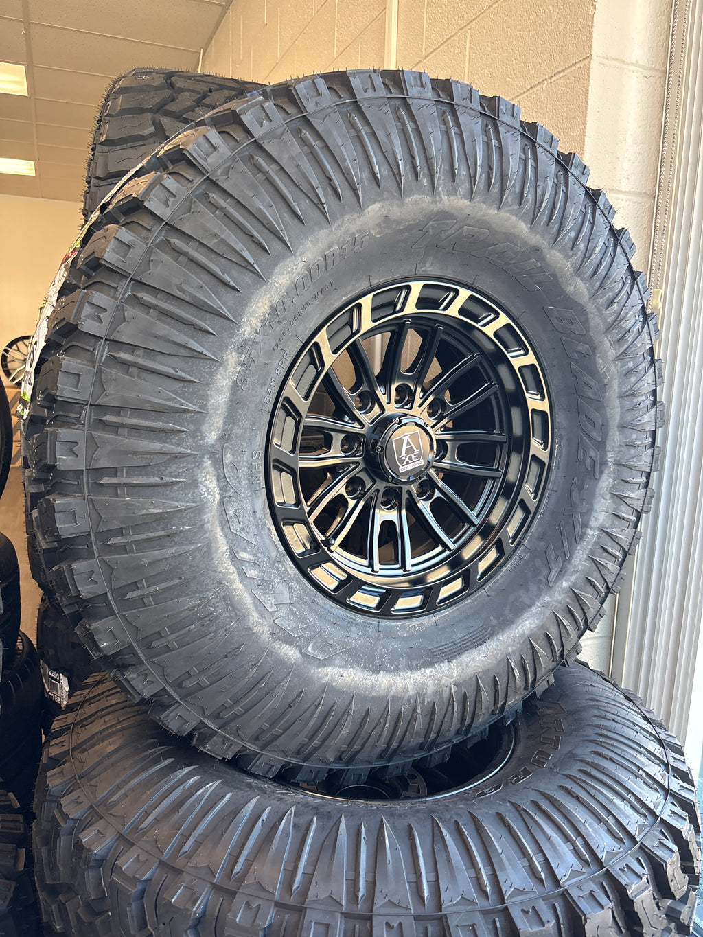 15x7 AXE Icarus SXS 4x137/ 4x156 & 35x10.00R15 Atturo X/T