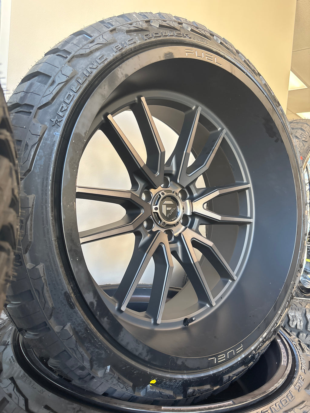 24x12 Fuel Clash Dark Tint 6x135 & 285/40R24 RBP R/T