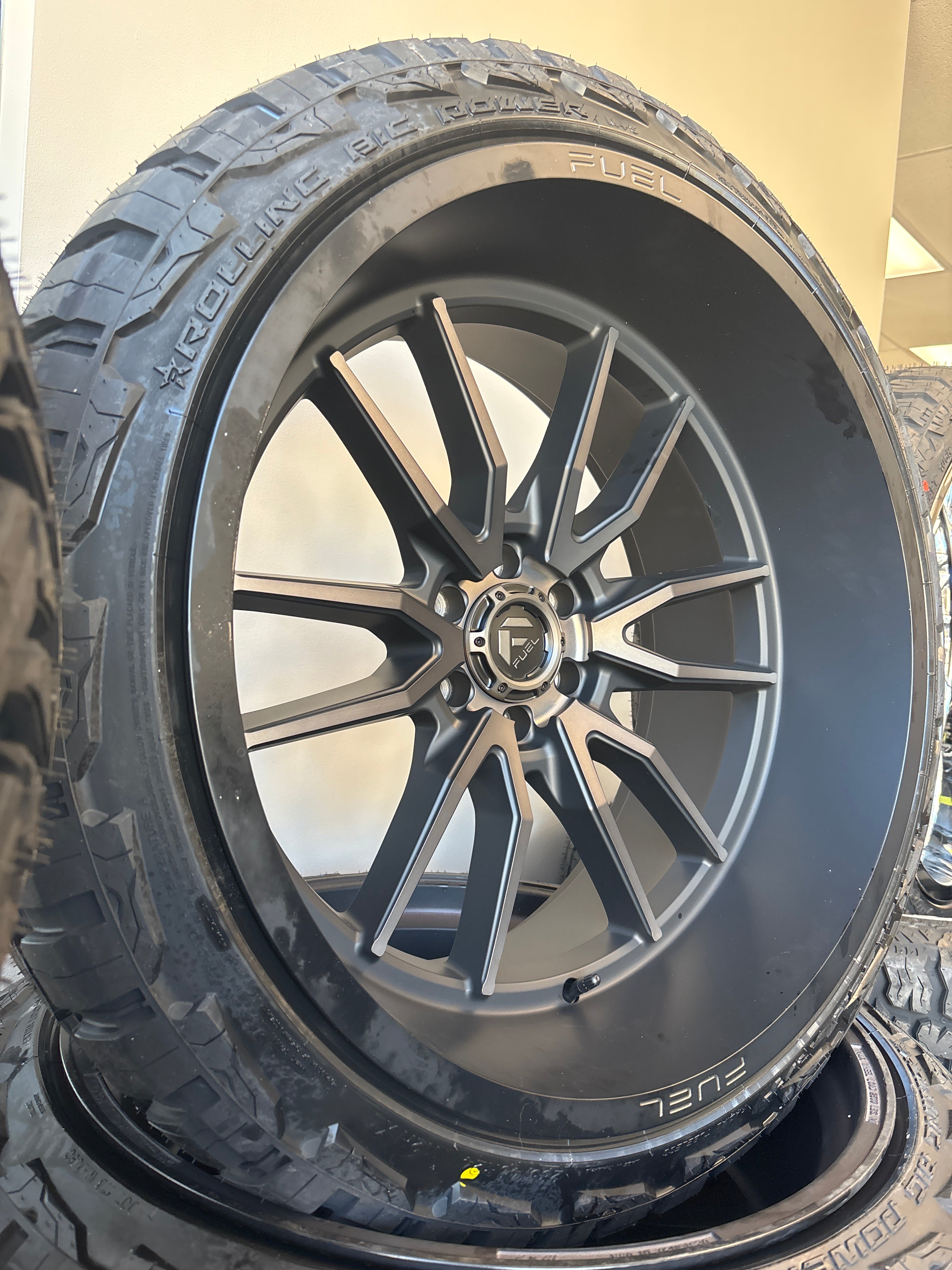 24x12 Fuel Clash Dark Tint 6x135 & 285/40R24 RBP R/T