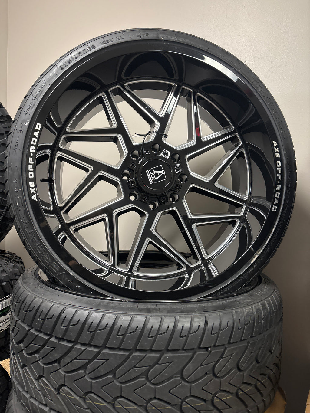 26x12 Axe Nemesis GBM 8x180 & 305/30R26