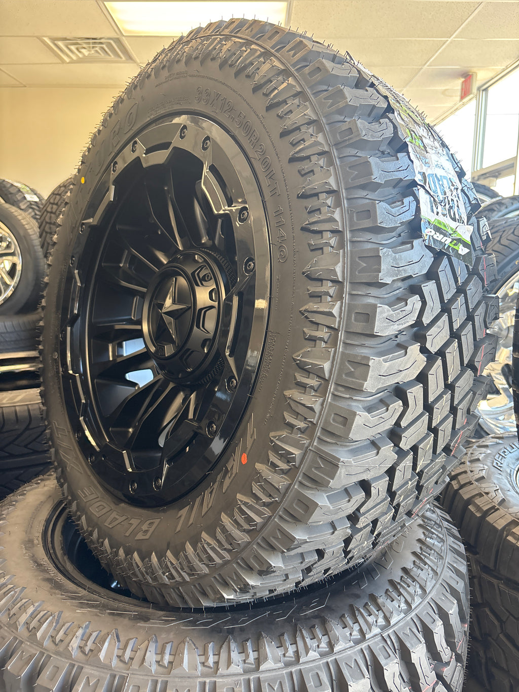 20x10 XD Bomber 6x5.5/ 6x135 & 33x12.50R20 Atturo XT