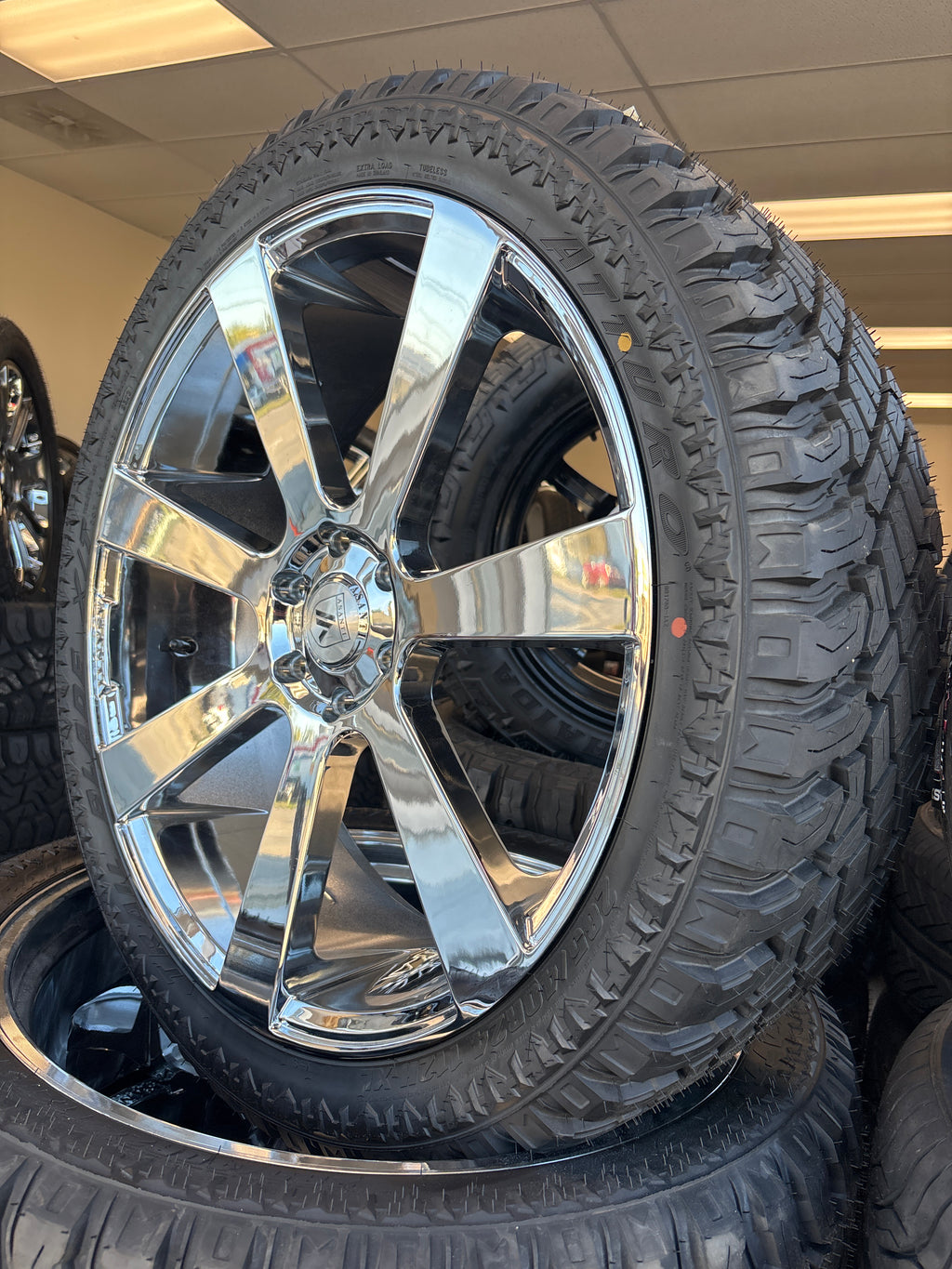 24” Asanti Apollo 6x135 Chrome & 285/40R24 Atturo XT