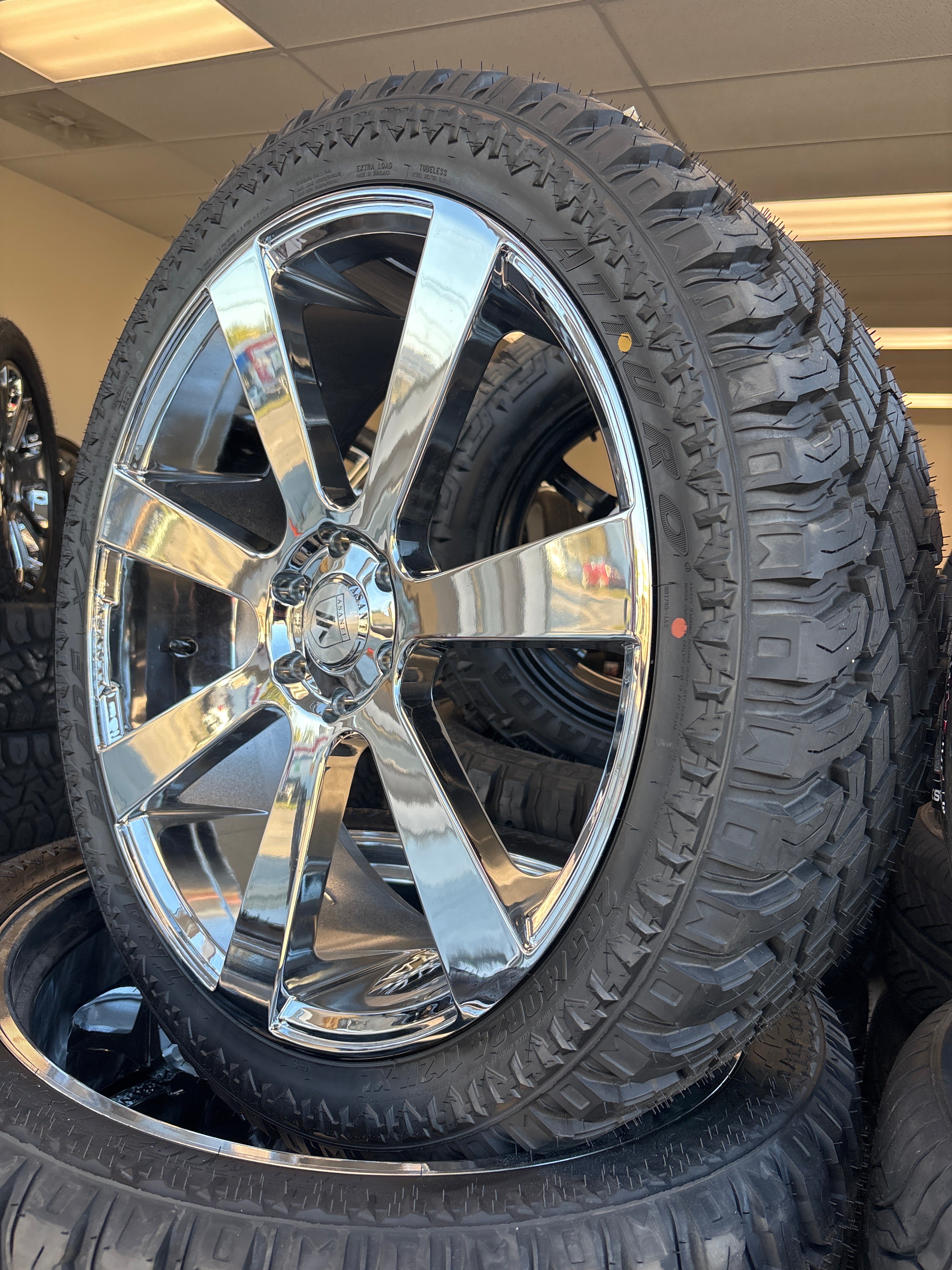 24” Asanti Apollo 6x135 Chrome & 285/40R24 Atturo XT