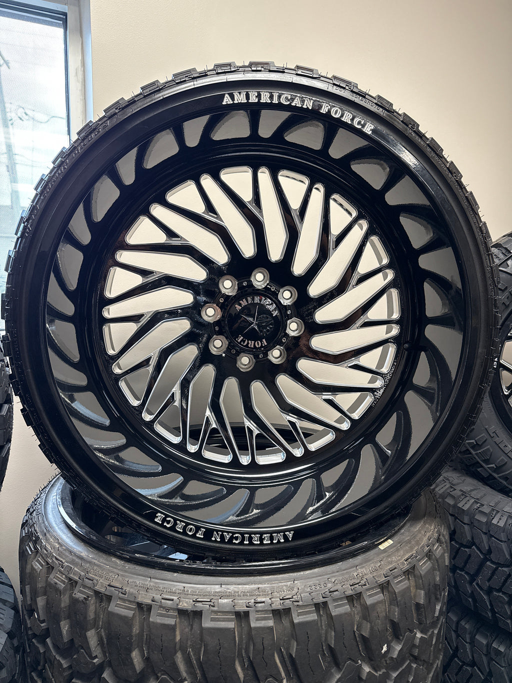*CLEARANCE 26x14 American Force Swang CC 8x180 & 33x12.50R26 Mileking MT