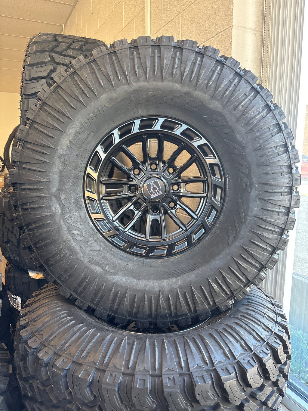 15x7 AXE Icarus SXS 4x137/ 4x156 & 35x10.00R15 Atturo X/T