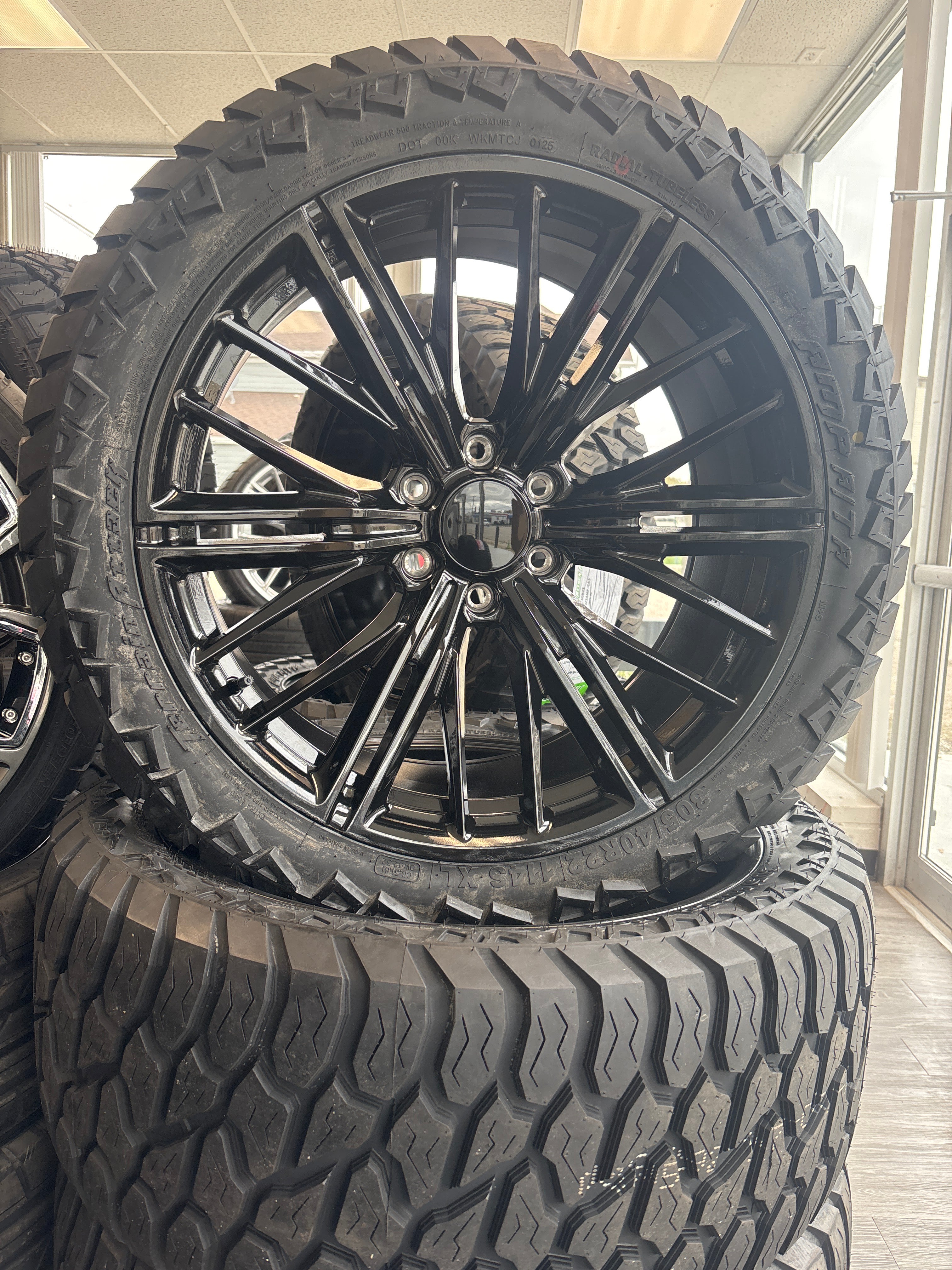 22” ZL1 Rep Gloss Black 6x5.5