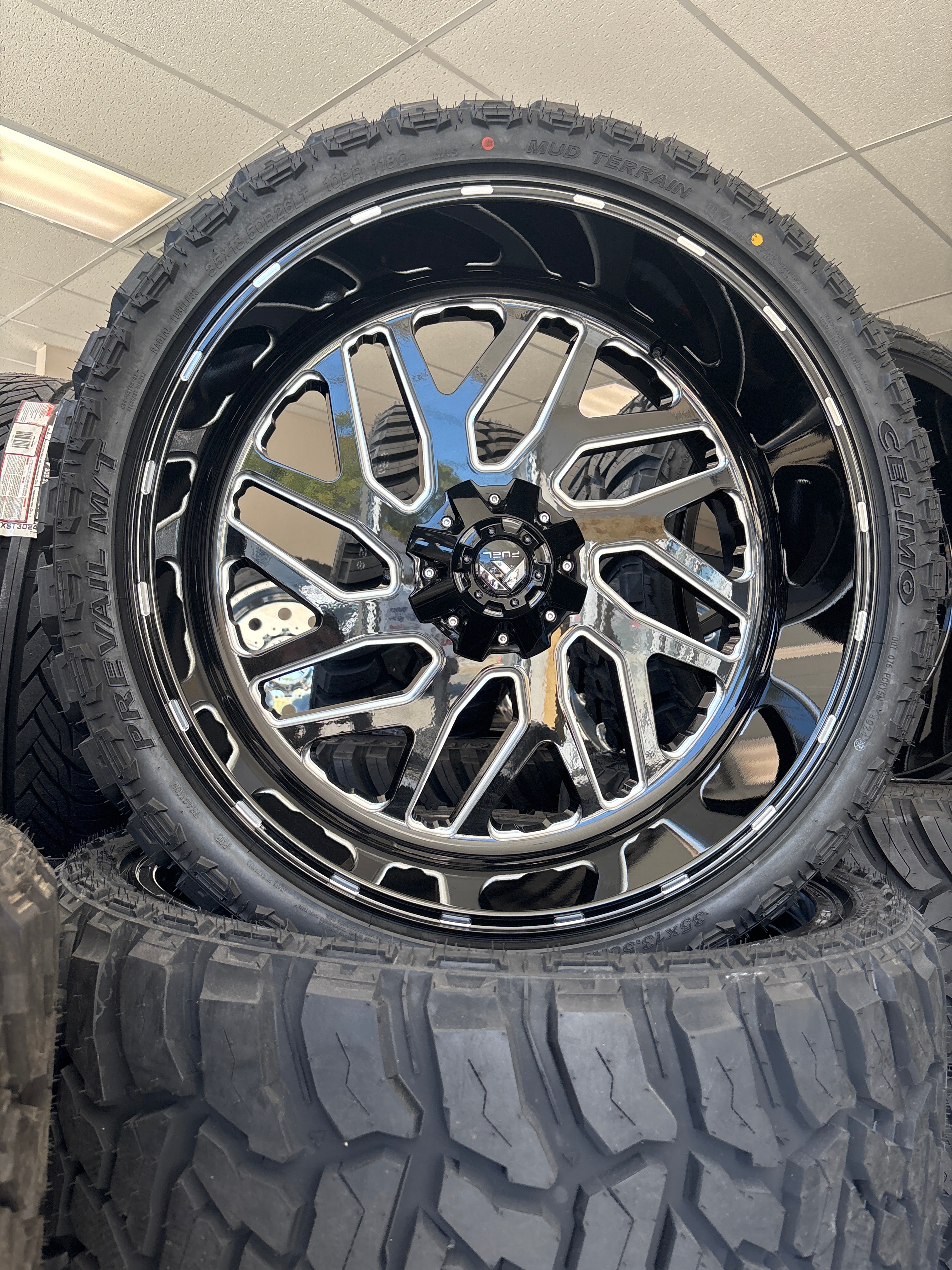 26x12 Fuel Triton GBM 6x5.5/ 6x135 & 35x13.50R26 Celimo M/T
