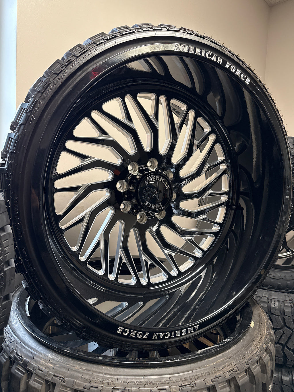 *CLEARANCE 26x14 American Force Swang CC 8x180 & 33x12.50R26 Mileking MT