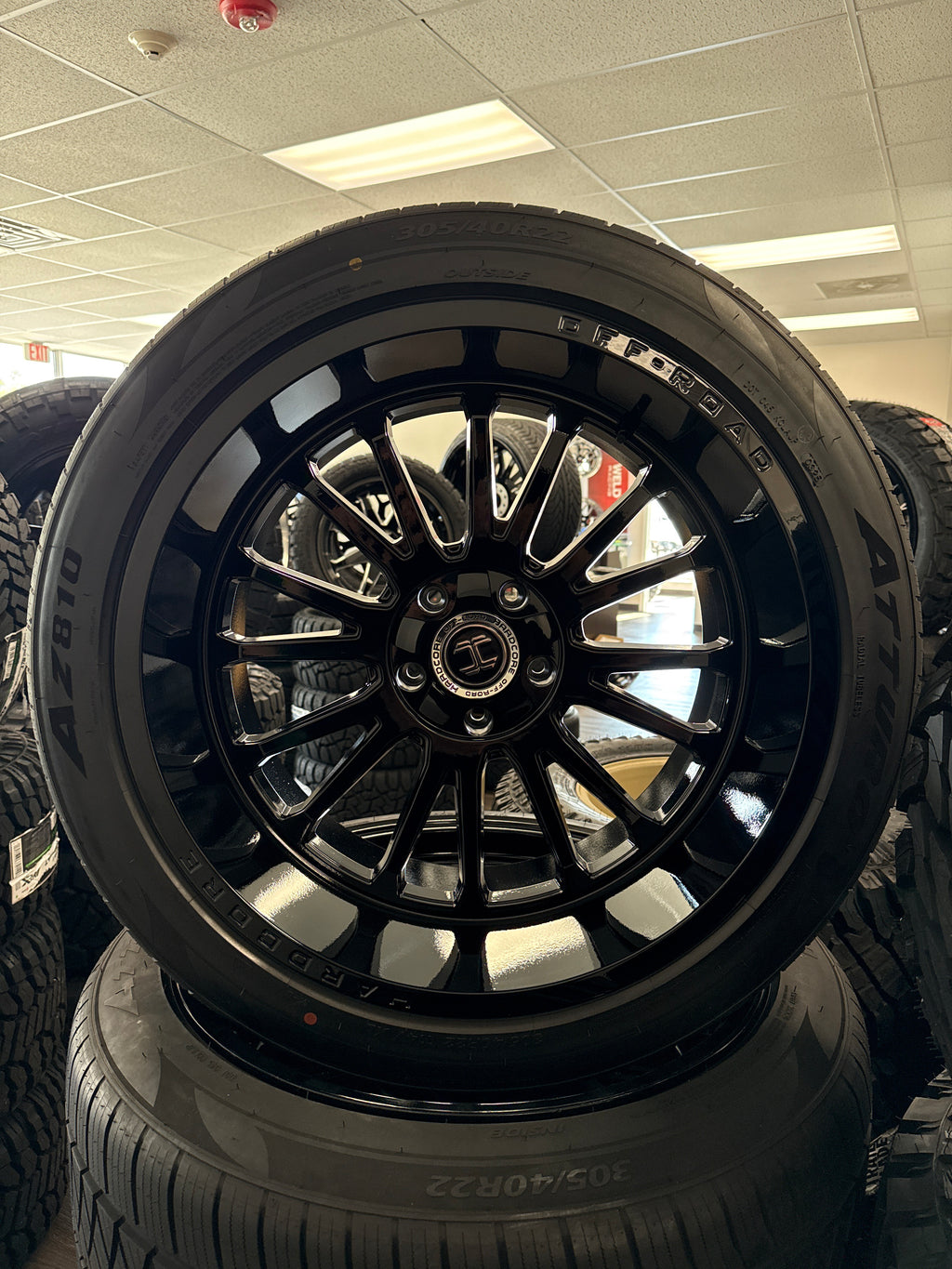 22x12 Hardcore HC108 GB 5x5/ 5x5.5 & 305/40R22 Atturo AZ810