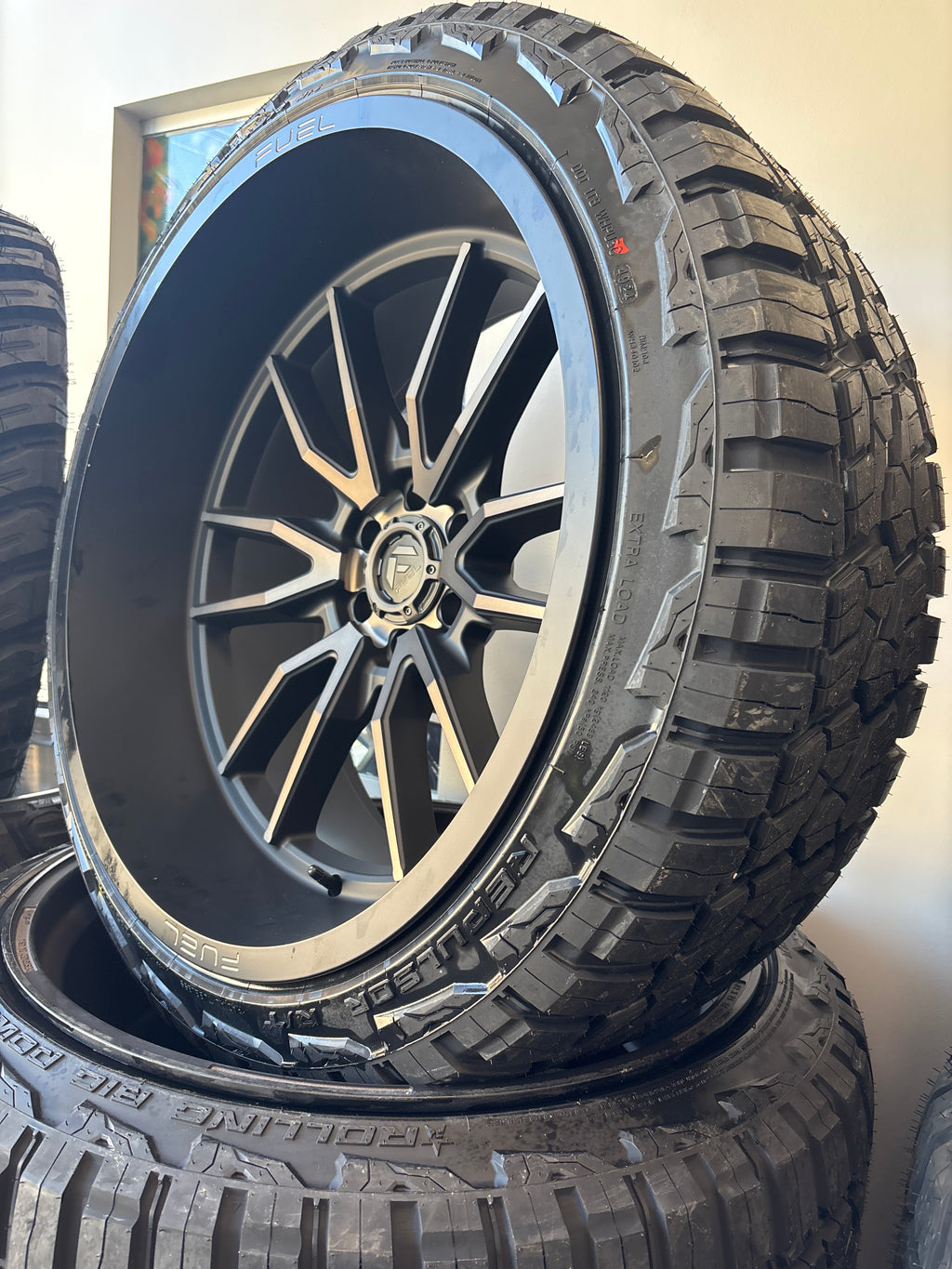 24x12 Fuel Clash Dark Tint 6x135 & 285/40R24 RBP R/T