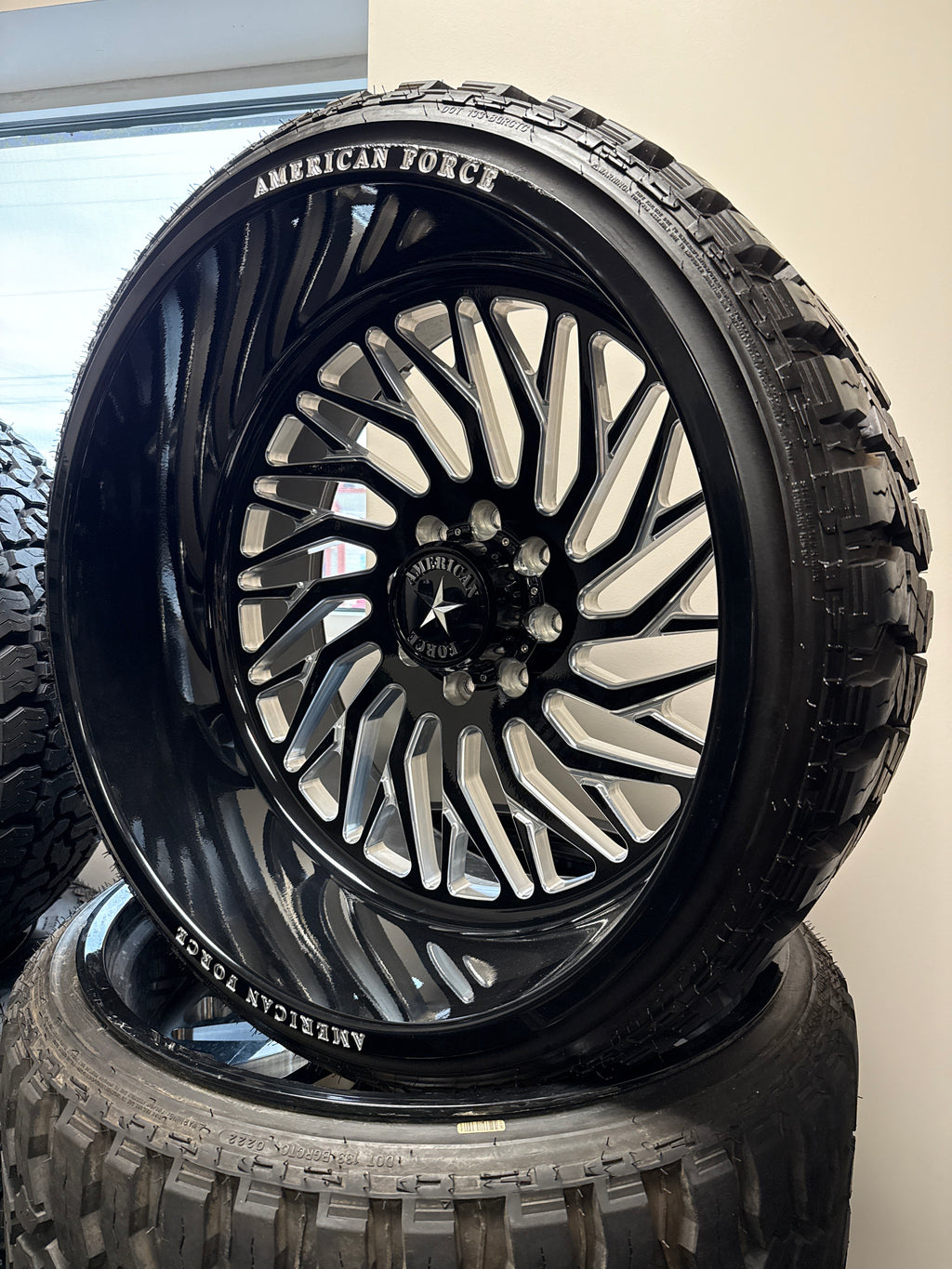 *CLEARANCE 26x14 American Force Swang CC 8x180 & 33x12.50R26 Mileking MT