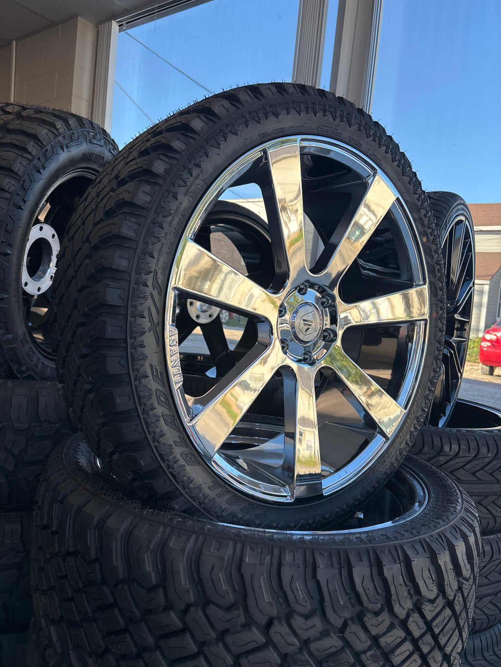 24” Asanti Apollo 6x135 Chrome & 285/40R24 Atturo XT