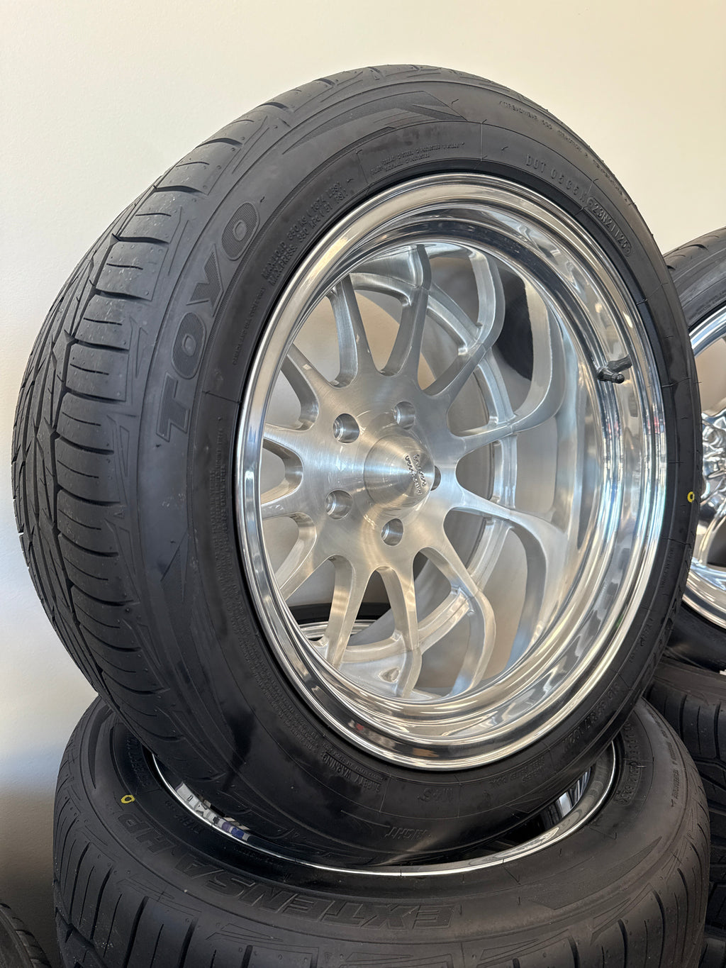 17x11 American Racing VN477 Brushed Face 5x5 & 315/35R17 Toyo Extensa