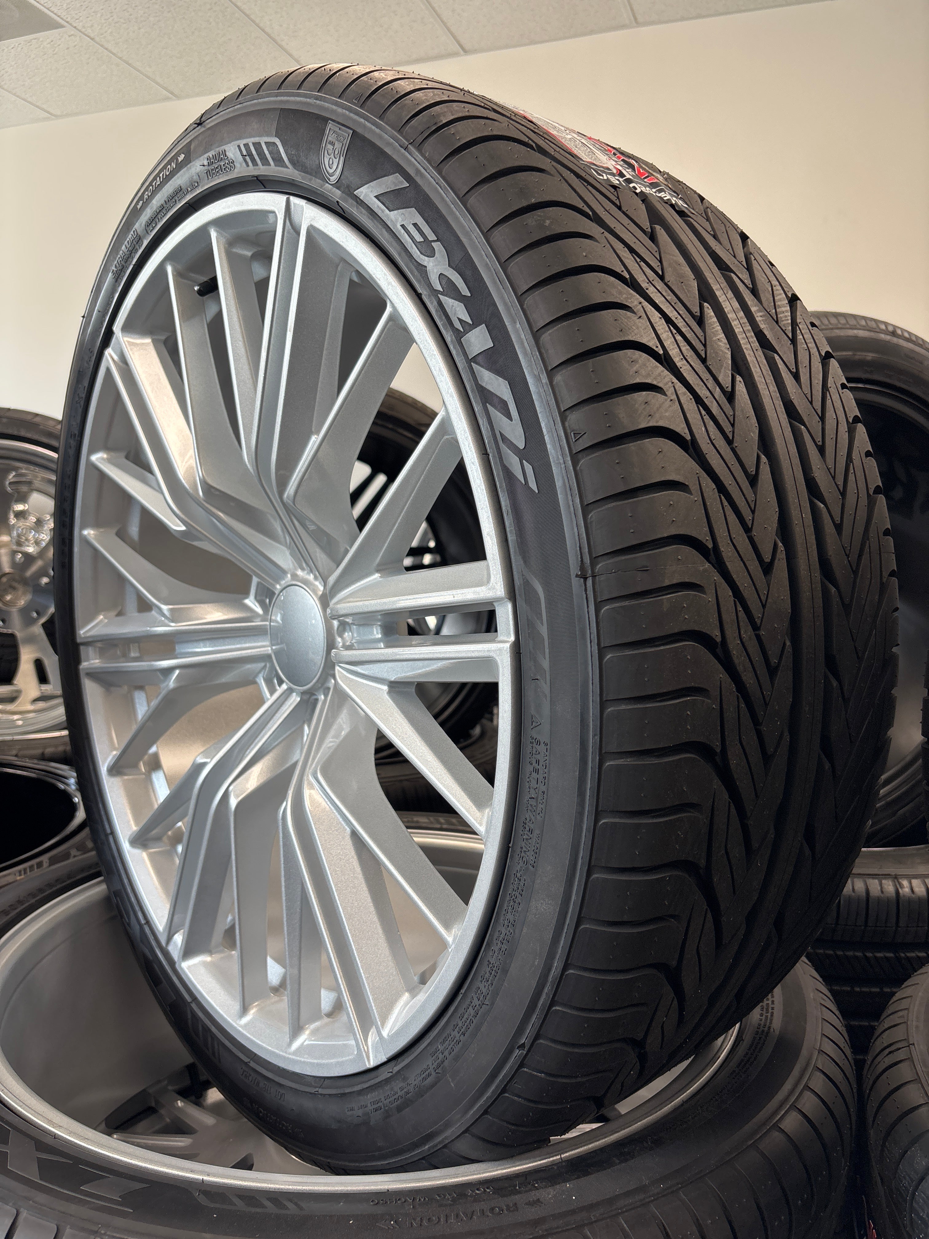 24” GM ZL1 Replica Silver 6x5.5 & 305/35R24 Lexani LX-Thirty
