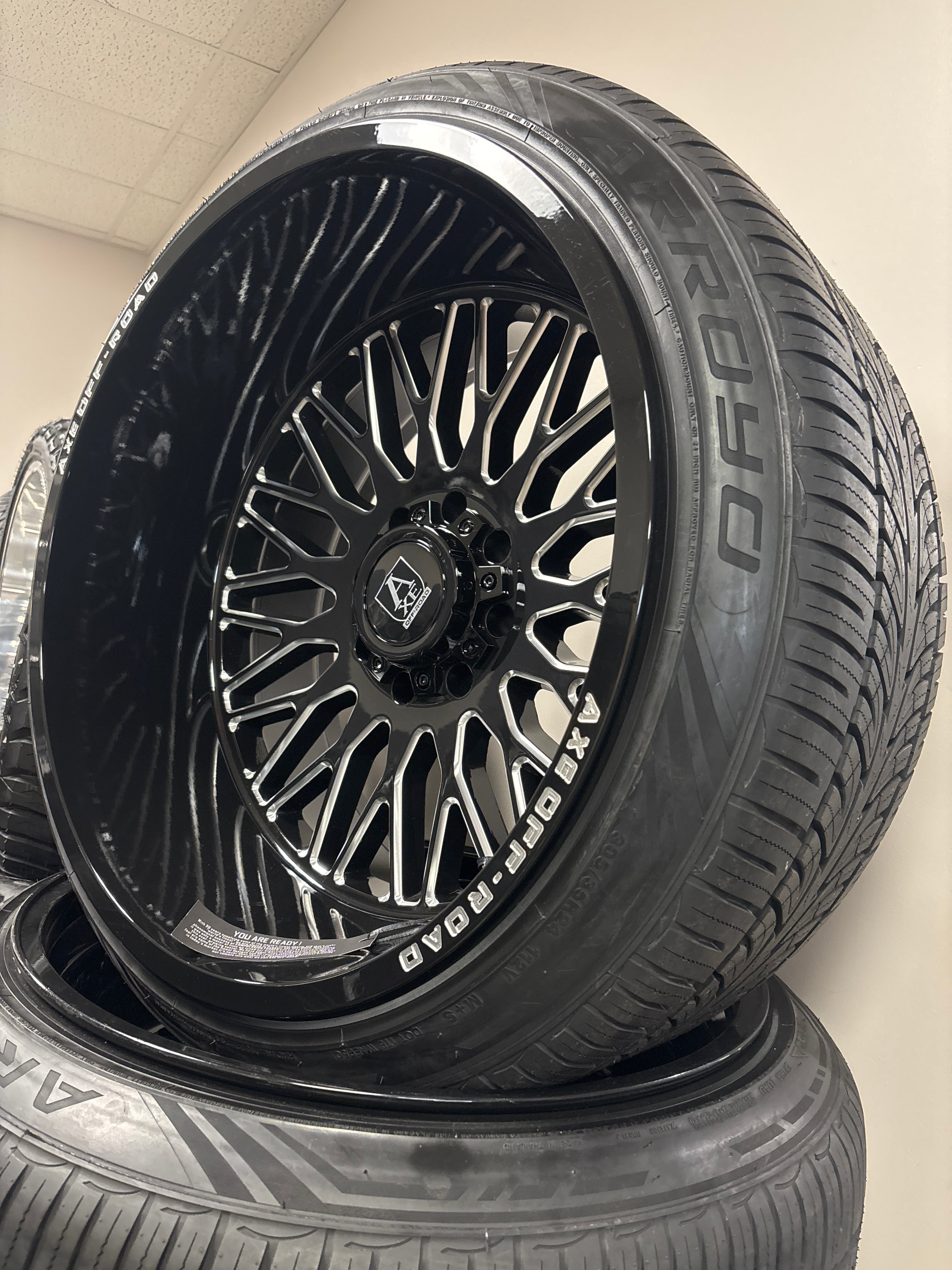 24x14 Axe Kratos GBM 8x170 & 305/35R24 Arroyo