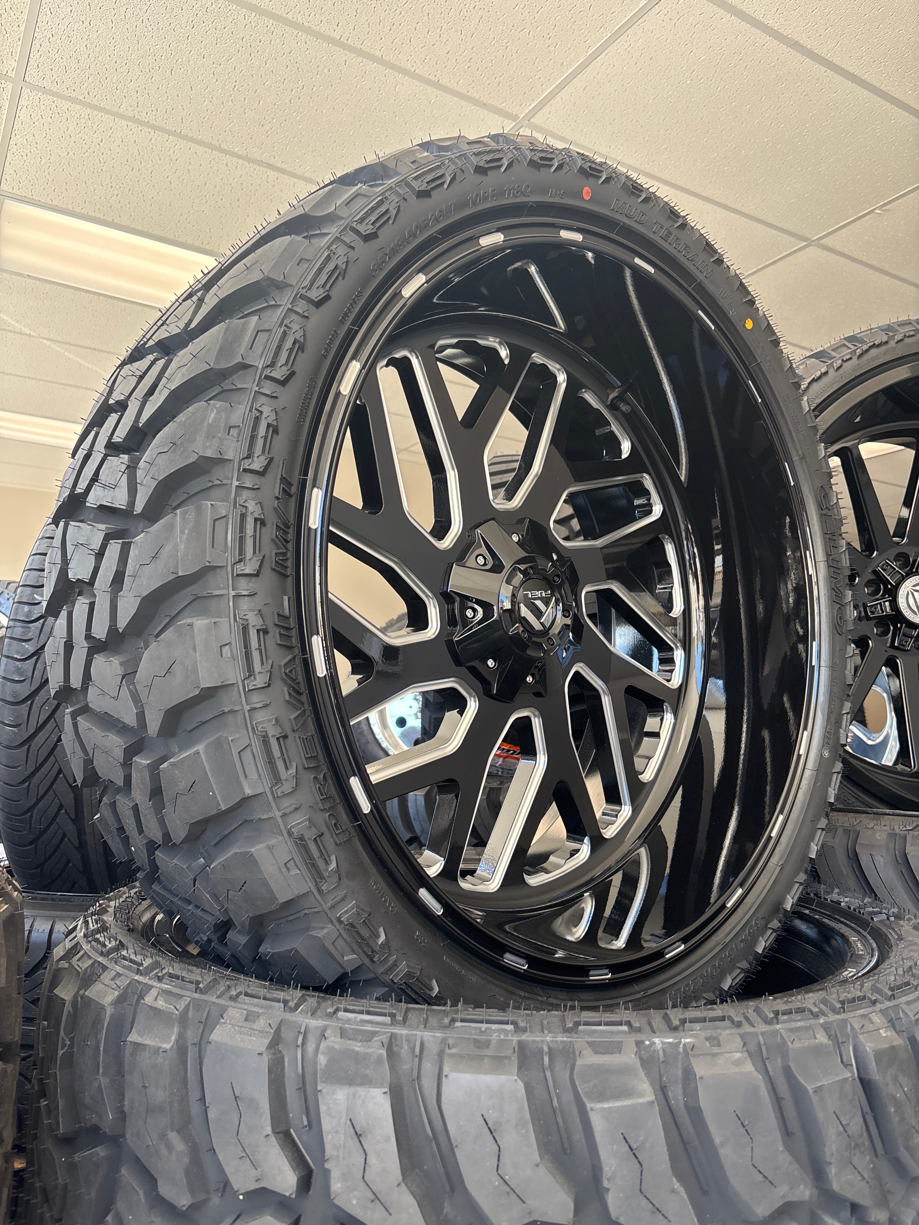 26x12 Fuel Triton GBM 6x5.5/ 6x135 & 35x13.50R26 Celimo M/T