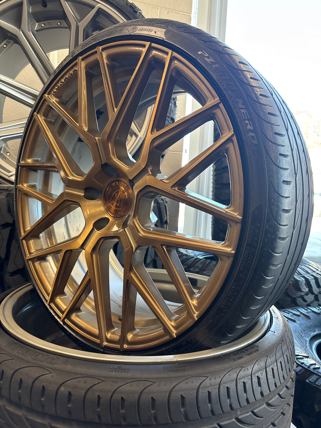 *CLEARANCE 20/21” Rohana Staggered 5x112 Lamborgini WHEEL PACKAGE