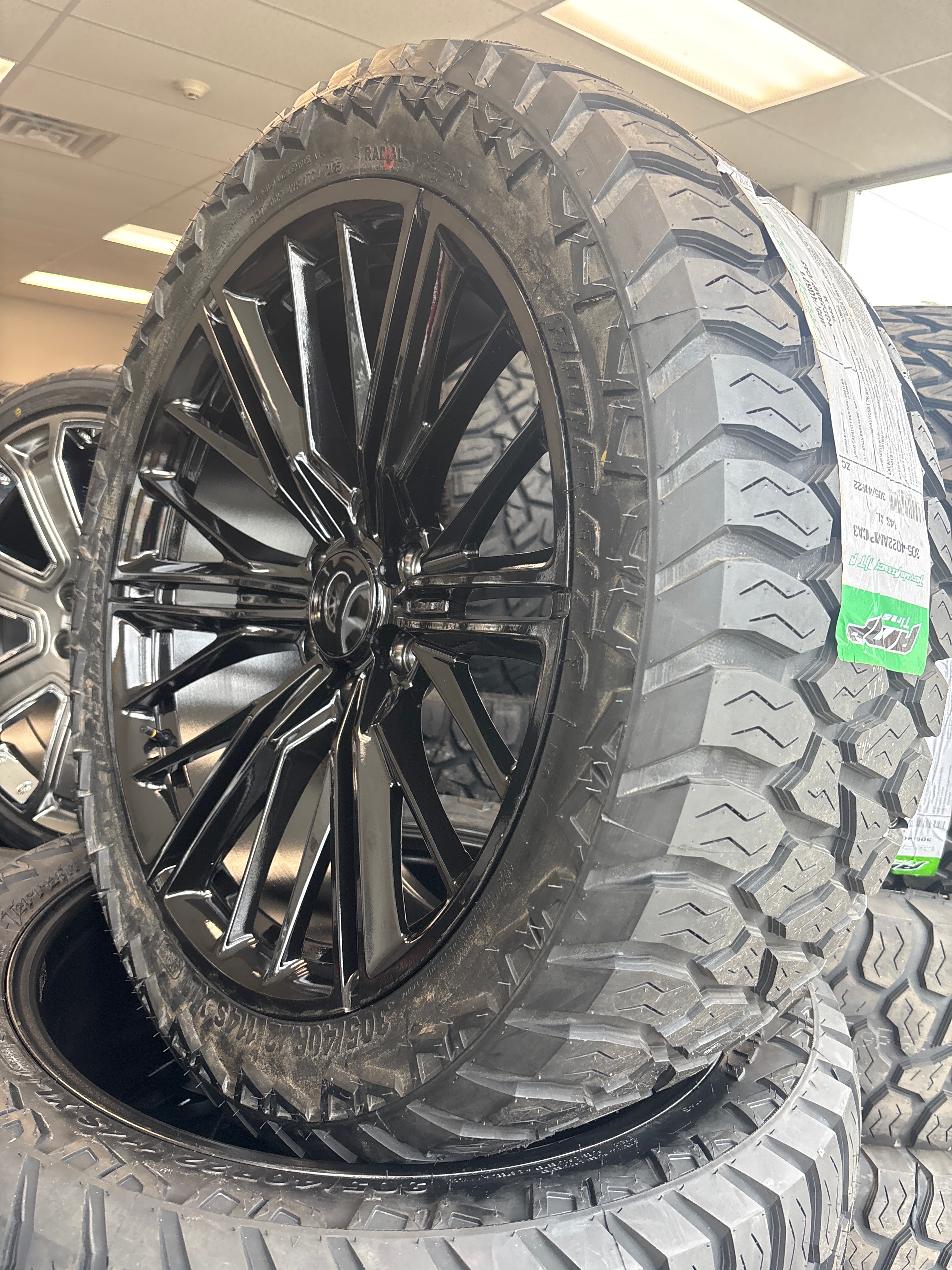 22” ZL1 Rep Gloss Black 6x5.5