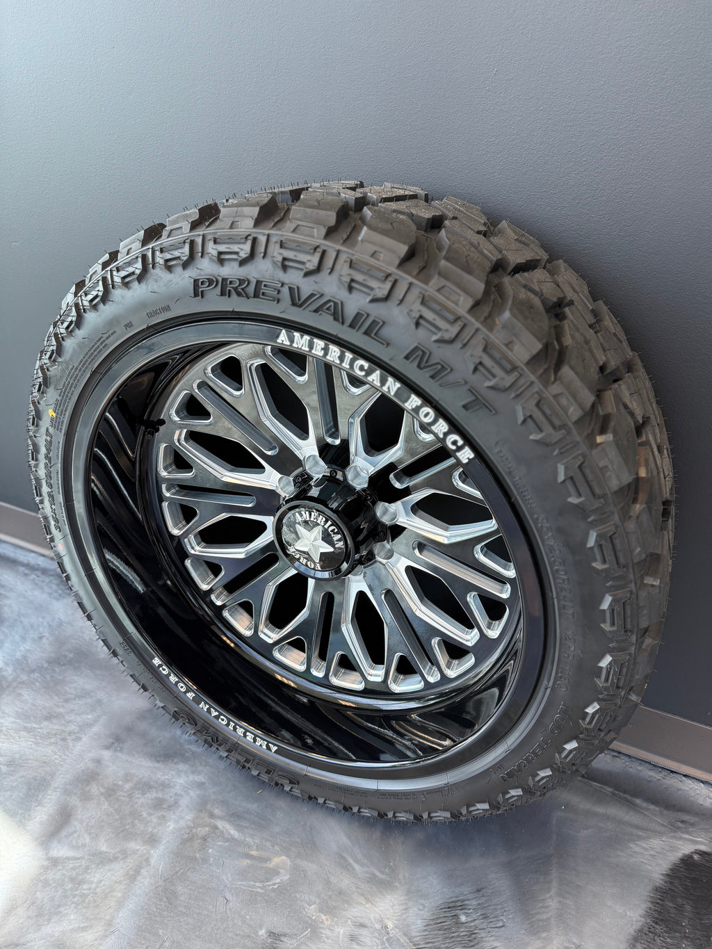 24x12 American Force Intrepid 8x170 & 35x12.50R24 Celimo Prevail MT