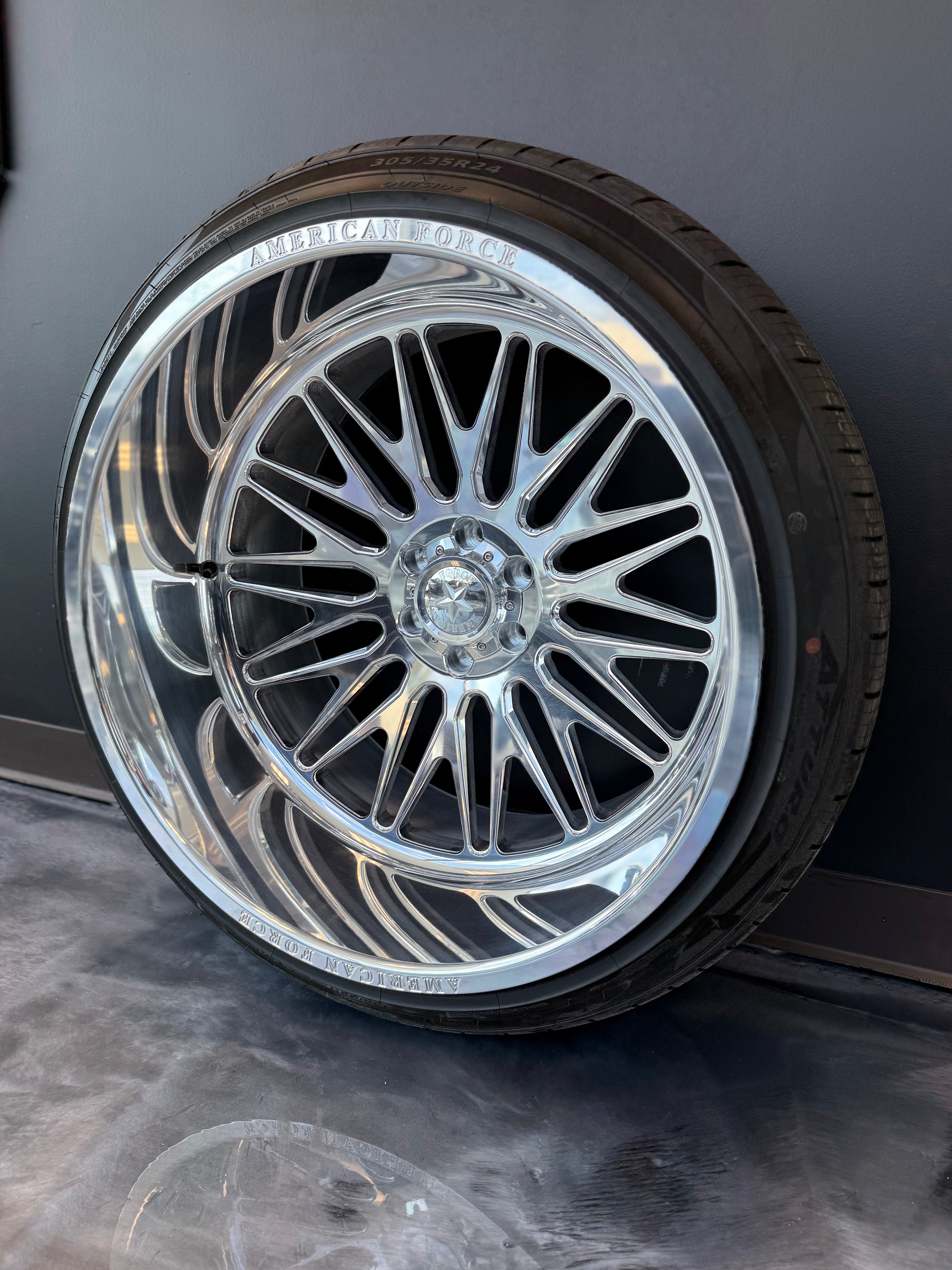 24x14 American Force Smooth CC 6x135 & 305/35R24 Atturo AZ810