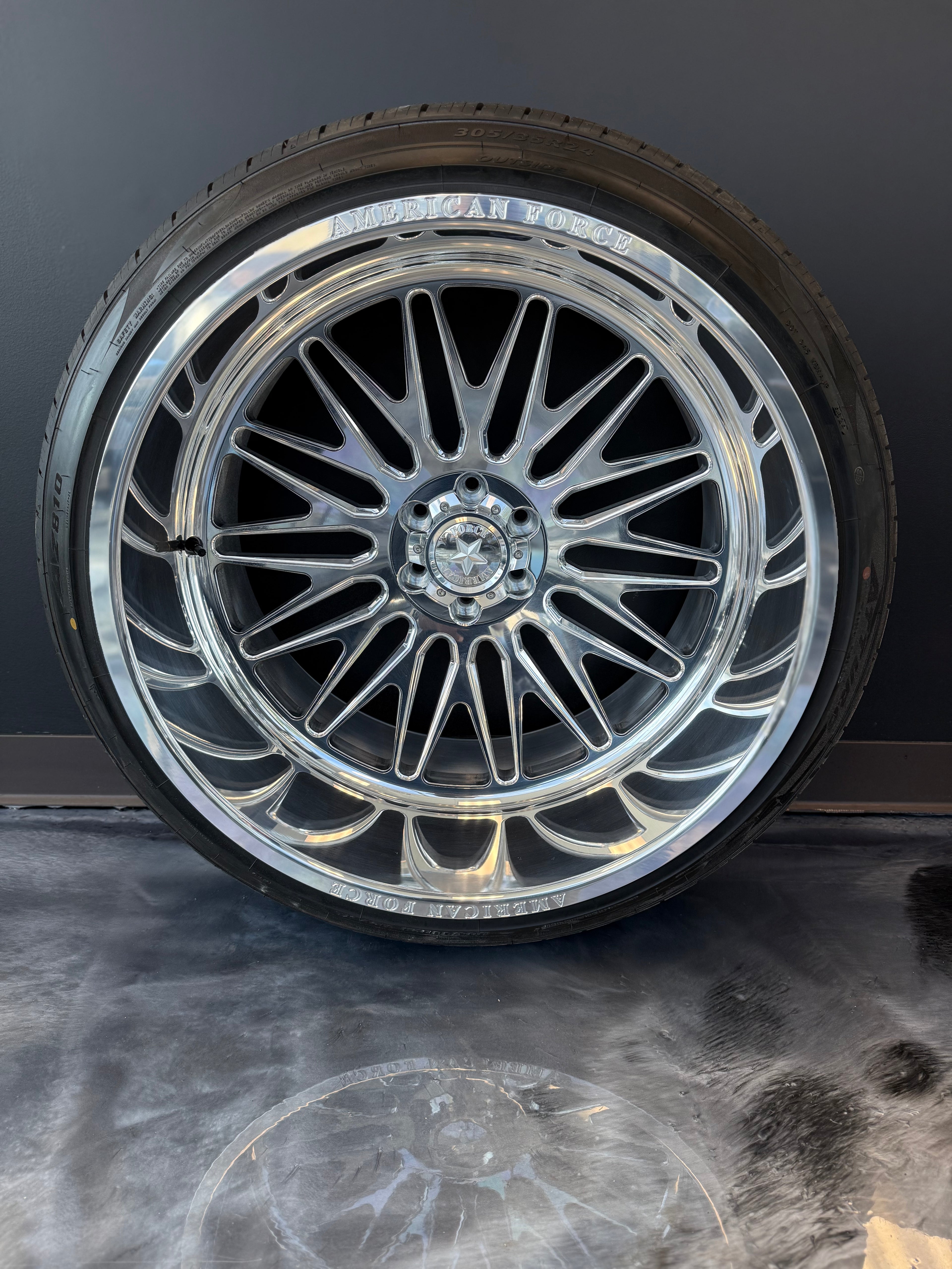 24x14 American Force Smooth CC 6x135 & 305/35R24 Atturo AZ810