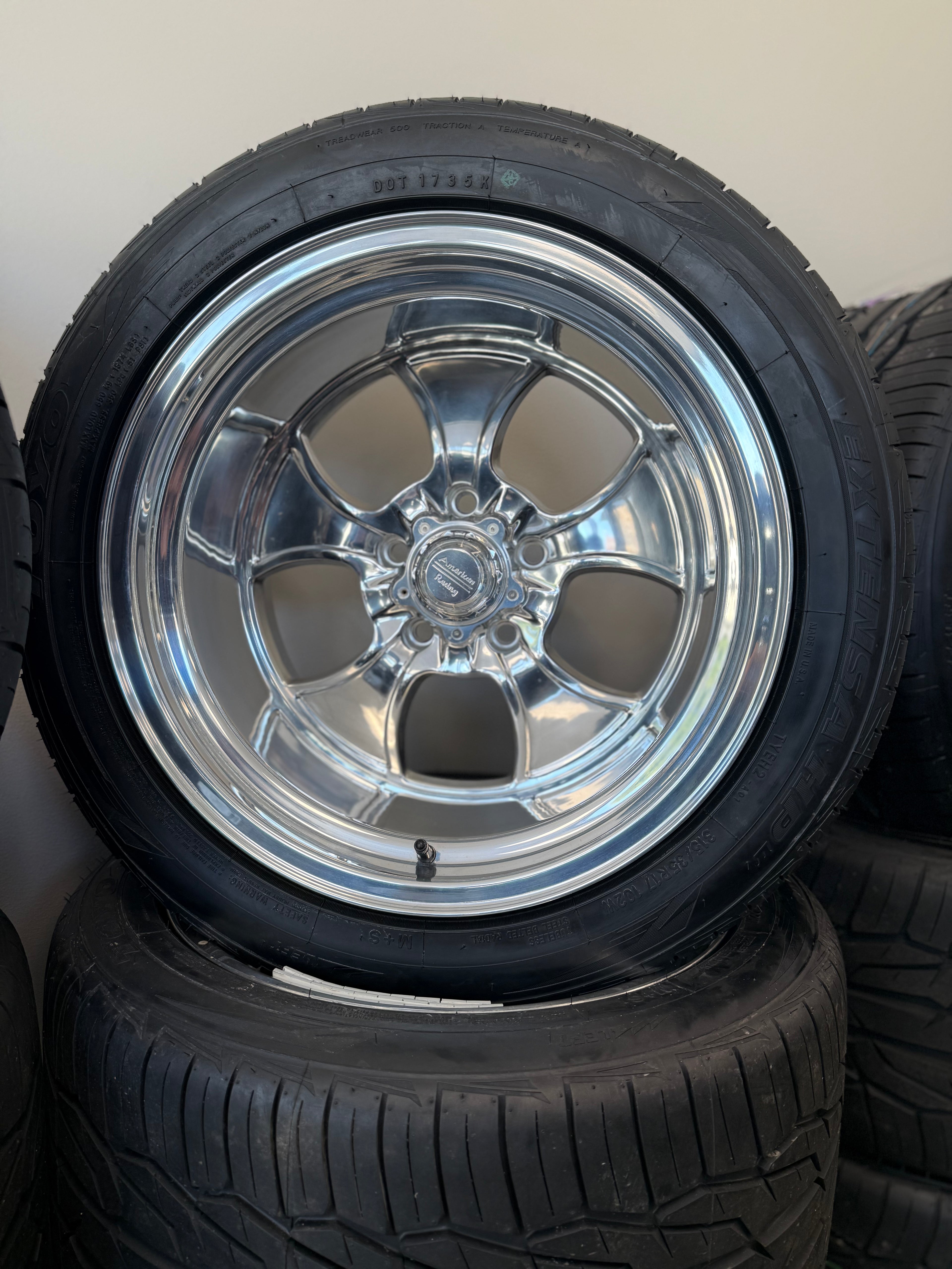 17x11 American Racing VN450 5x5 & 315/35R17 Toyo Extensa