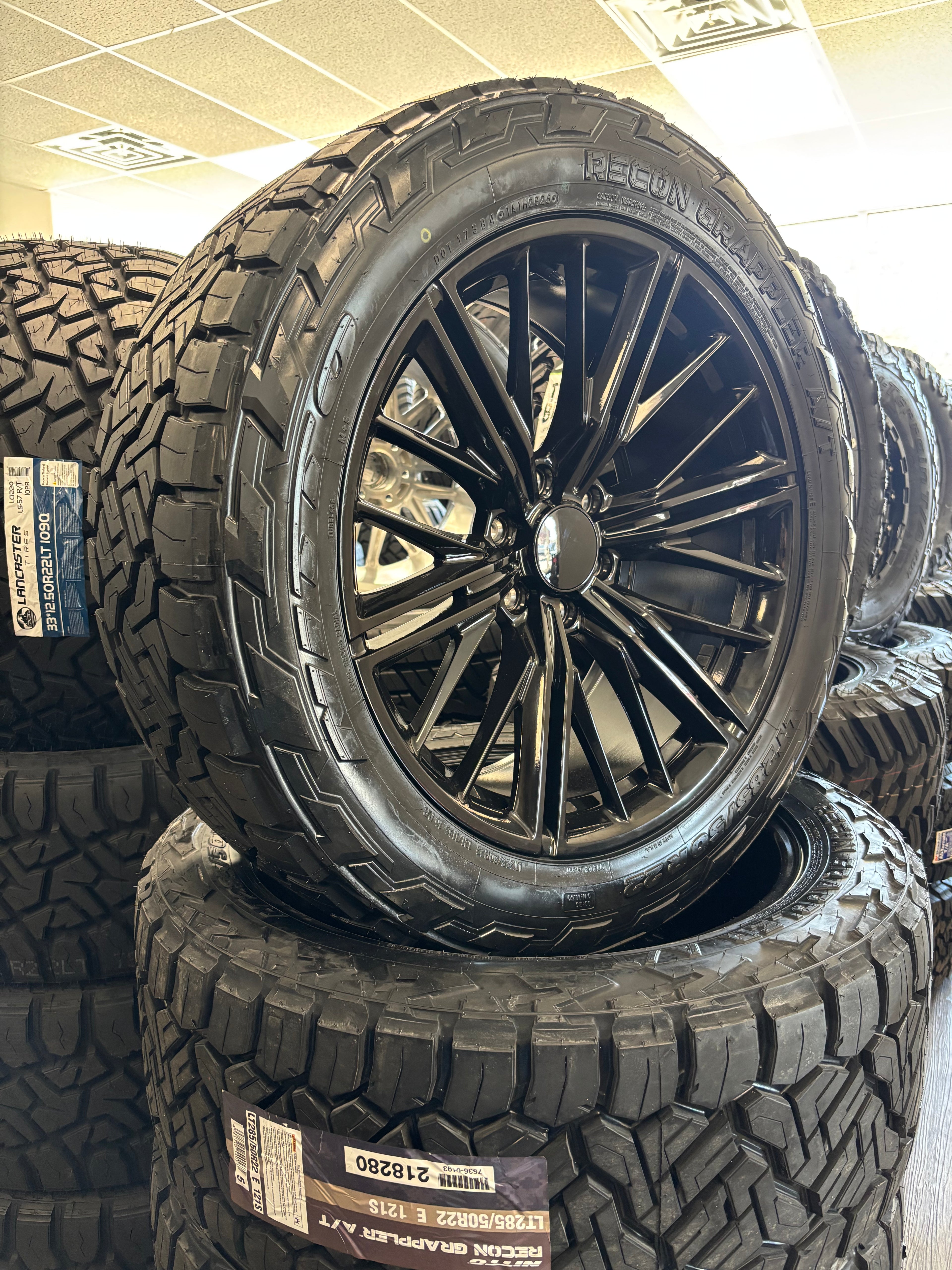 22” GM ZL1 Replica GB 6x5.5 & 285/50R22 Nitto Recon Grappler A/T